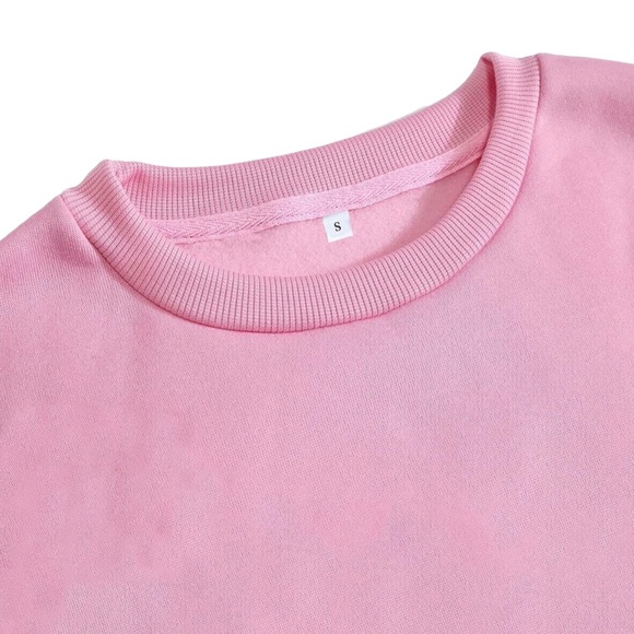 Light Pink Crew Sweatshirt - Picture 3 of 5